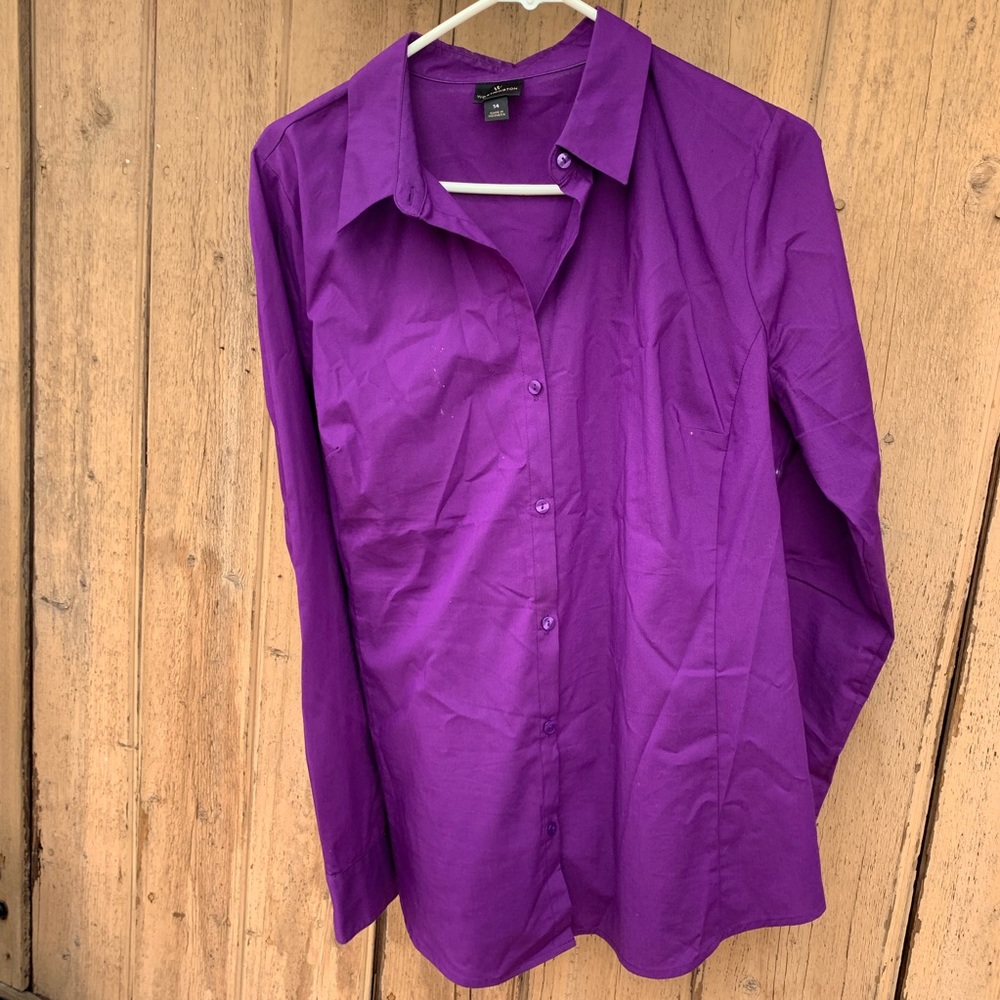 Formal Button Down Blouse